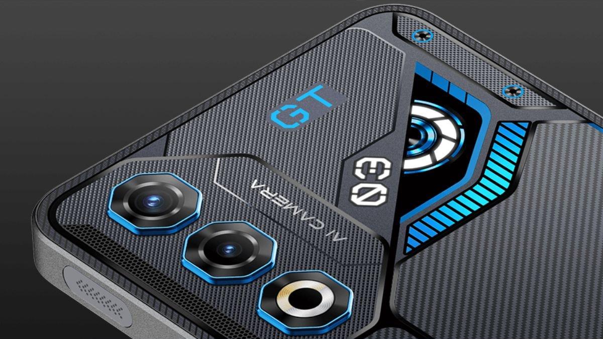 Ilustrasi desain bodi belakang dan penataan kamera nubia Neo 3 GT 5G