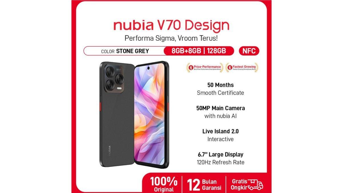 nubia V70 Design