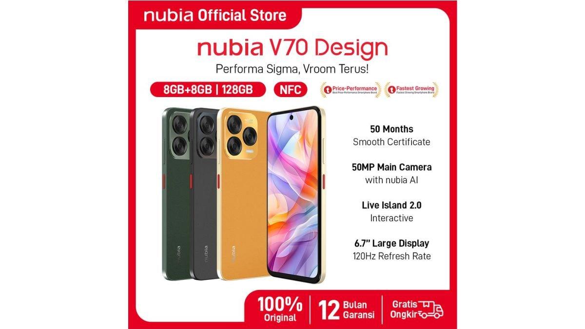nubia V70 Design