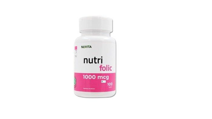 Nuvita Nutri Folic 1000 mcg 100 tablet.