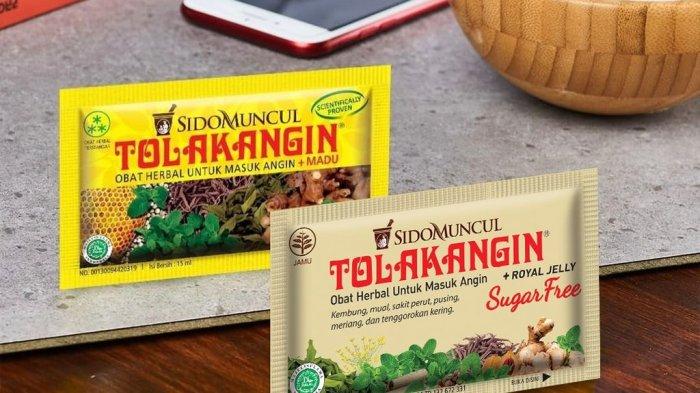 Obat herbal tolak angin untuk mencegah masuk angin.