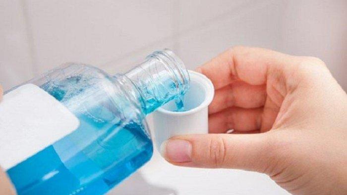 Ilustrasi obat kumur yang dapat digunakan mengusir kutu rambut