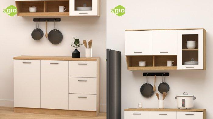 Oggi Kitchen Set 3 Pintu mampu wujudkan keindahan dapur.