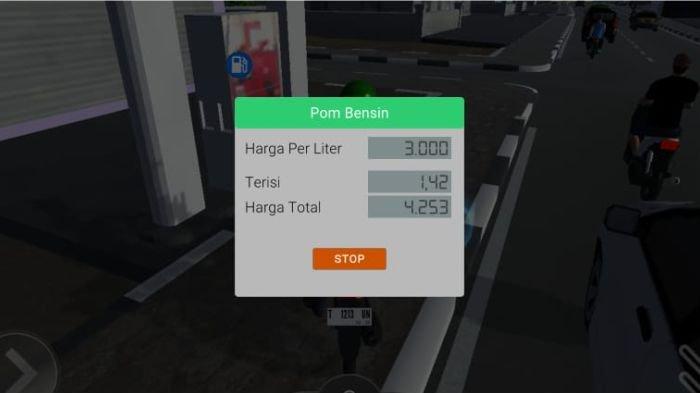 Harga bahan bakar bensin di Ojol The Game