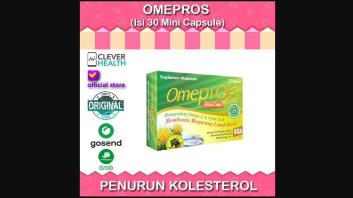 Omepros Minicaps Suplemen Penurun Kolesterol