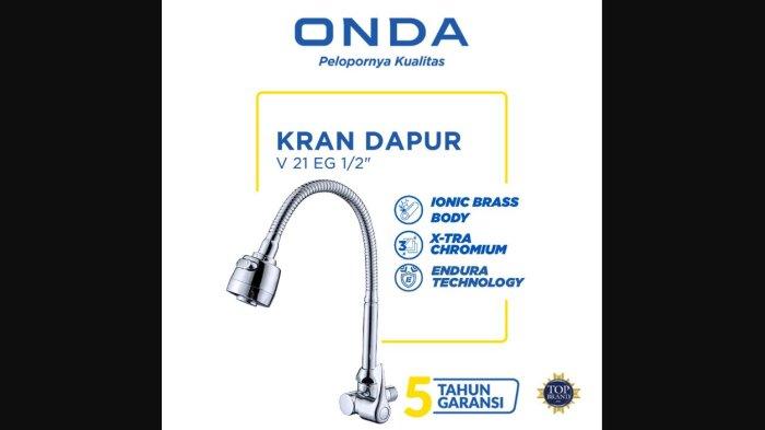 ONDA Kran Dapur Cuci Piring Angsa Tembok Fleksibel V 21 EG