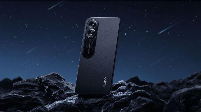 Desain punggung belakang dan modul kamera OPPO A18