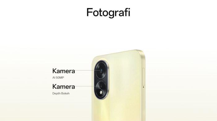 Kamera di bodi belakang OPPO A38