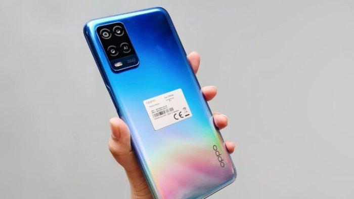 Desain bodi belakang OPPO A54