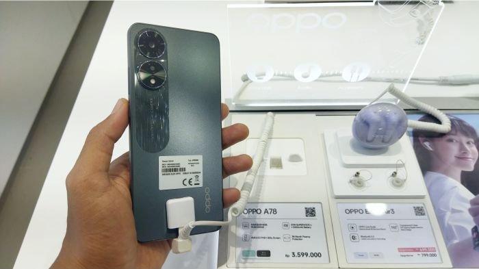 Desain punggung belakang OPPO A78 4G