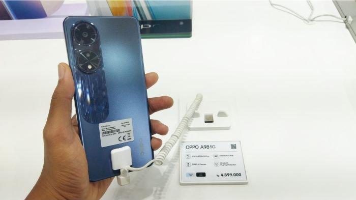 Desain punggung belakang dan modul kamera OPPO A98 5G
