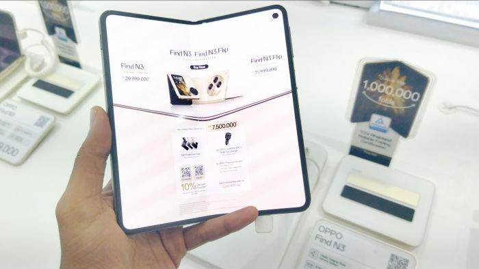 Ilustrasi HP Lipat OPPO Find N3