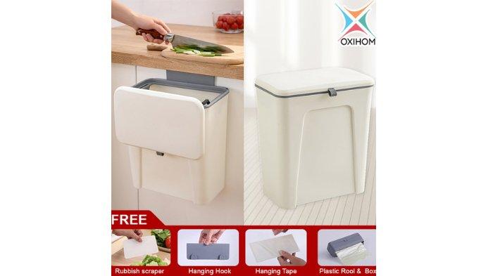 OXIHOM Trash Bin - C22218  terbuat dari material polyprophylene dengan desain sedemikian rupa sehingga praktis digunakan
