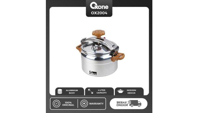 Oxone OX2004 Presto Panci Alumunium Pressure Cooker 4L
