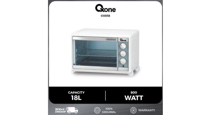 Oxone OX858 Oven Listrik Toaster 18 L 2in1 dengan pemanasan merata dan handal.