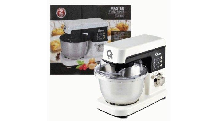 Oxone Stand Mixer OX-855 pilihan tepat untuk kreasikan beragam jenis hidangan didukung 6 pilihan kecepatan, aksesoris lengkap, dan konsumsi daya yang hemat.