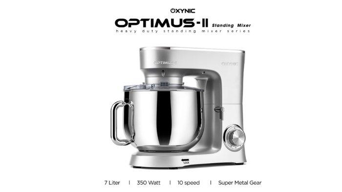 OXYNIC OPTIMUS II Standing Mixer dengan 3 pilihan warna dan desain yang tampak mewah serta elegan.