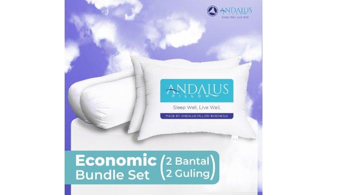 Bundle Set 2 Bantal dan 2 Guling Andalus