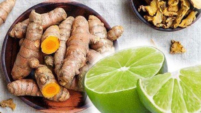 Perawatan Menggunakan Bubuk Kunyit dan Perasan Jeruk Nipis