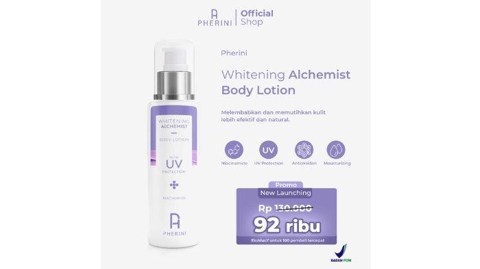 Pherini Whitening Body Lotion Alchemist with UV Protection Pemutih