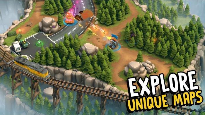 Tampilan game Pico Tanks: Multiplayer Mayhem