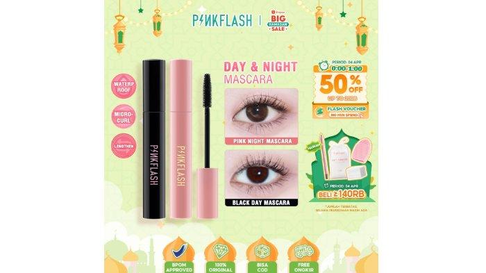 PINKFLASH Day & Night Maskara Lengthening Volume