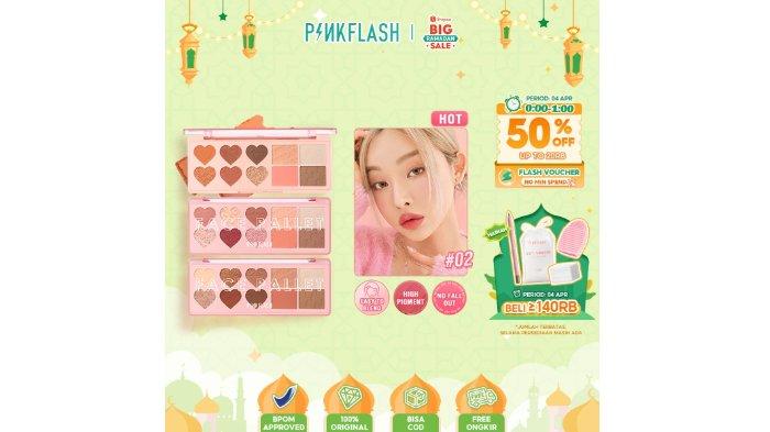 PINKFLASH OhMyLove 4 in 1 Multiple Face Palette Eyeshadow & Blush & Highlighter & Contour