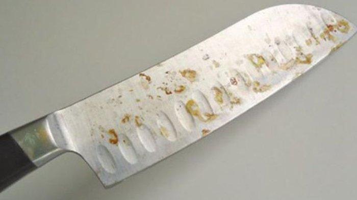 Ilustrasi pisau yang sudah tumpul dan perlu diasah, kamu bisa menggunakan cara-cara sederhana untuk menajamkannya.