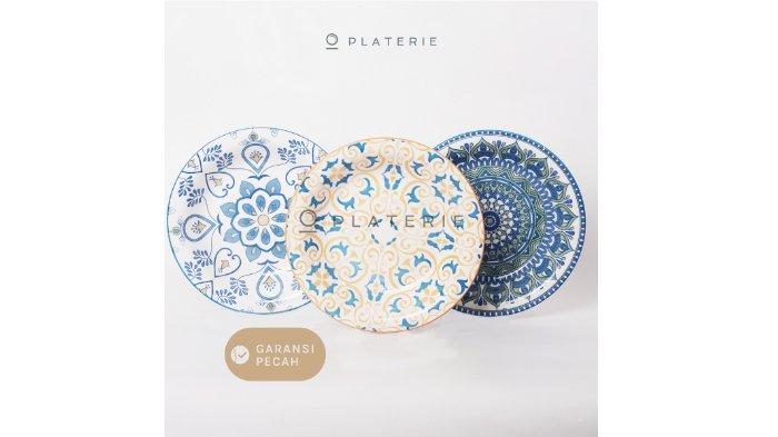 PLATERIE Piring Porcelain Omega Plate 9 Inch.