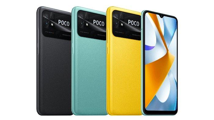 POCO C40 dalam berbagai varian warna