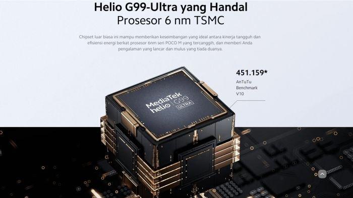 Chipset Helio G99 Ultra yang memperkuat dapur pacu POCO M6 Pro