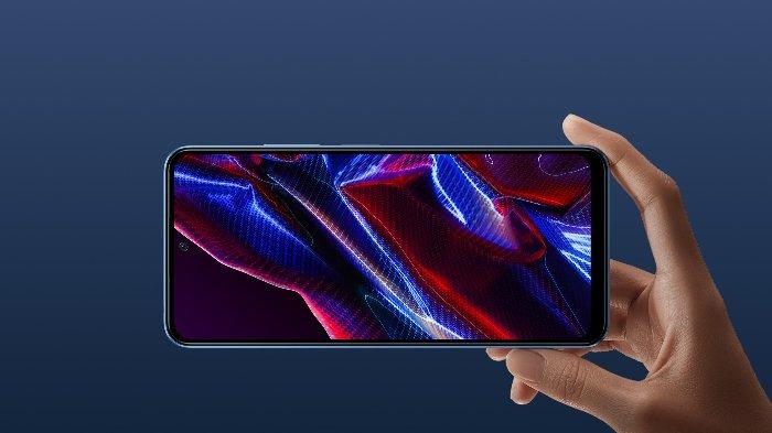 Ilustrasi bidang layar POCO X5 5G