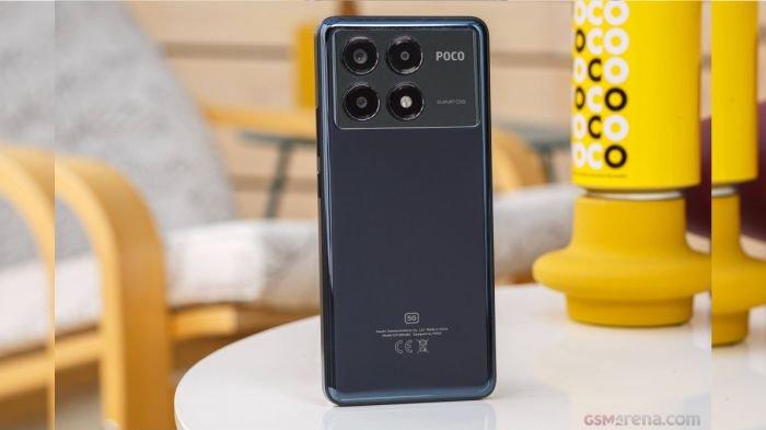Desain POCO X6 Pro 5G dalam varian warna Black atau Hitam