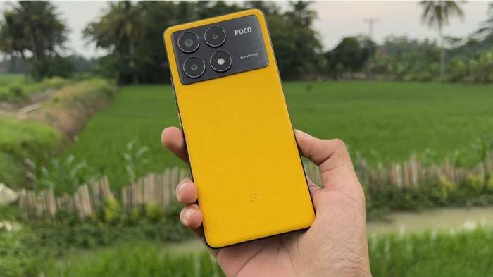 Desain bodi belakang POCO X6 Pro 5G