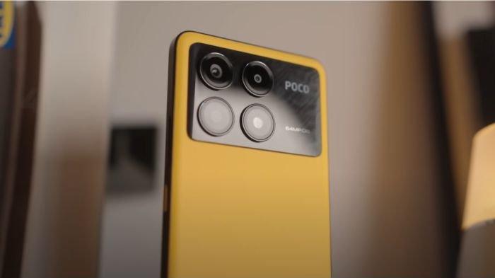 Modul kamera di bodi belakang POCO X6 Pro 5G