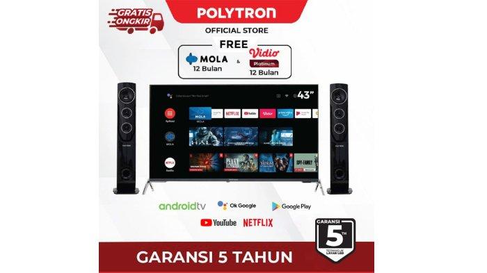POLYTRON Smart Cinemax Android TV 43 inch PLD 43TAG9959