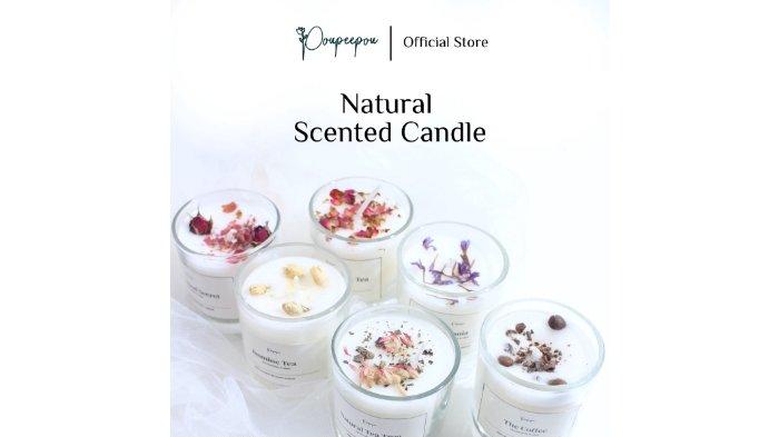 Poupeepou Lilin Aromaterapi Gelas hadirkan 10 pilihan aroma.