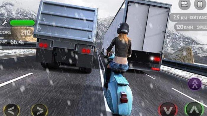 Game balap motor Race the Traffic Moto