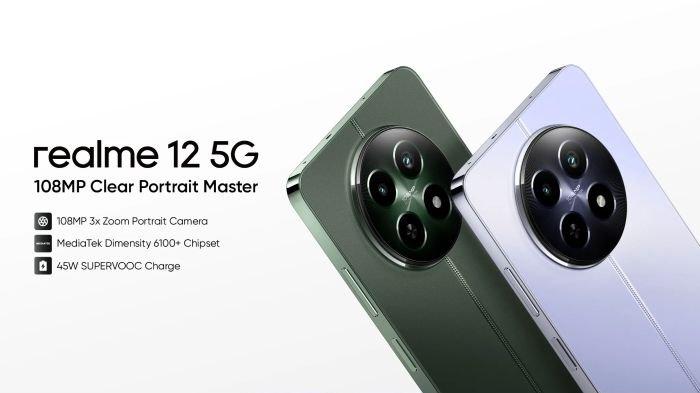 realme 12 5G hadir diperkuat performa chipset MediaTek Dimensity 6100 Plus