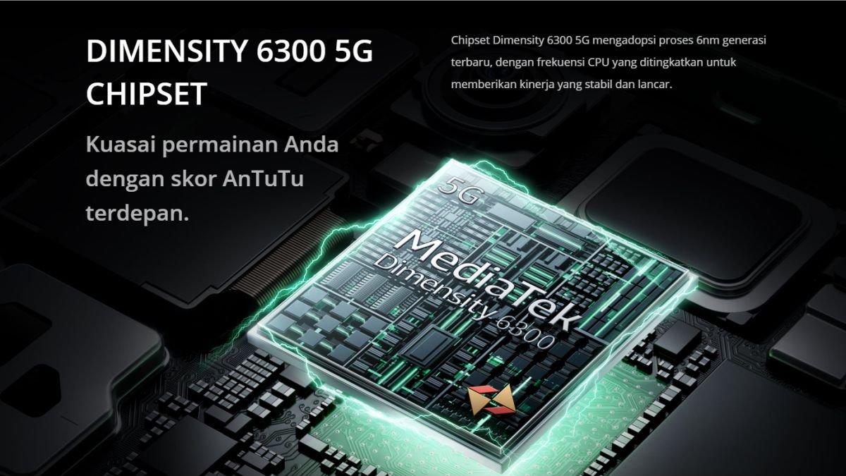 Ilustrasi chipset realme 13 5G
