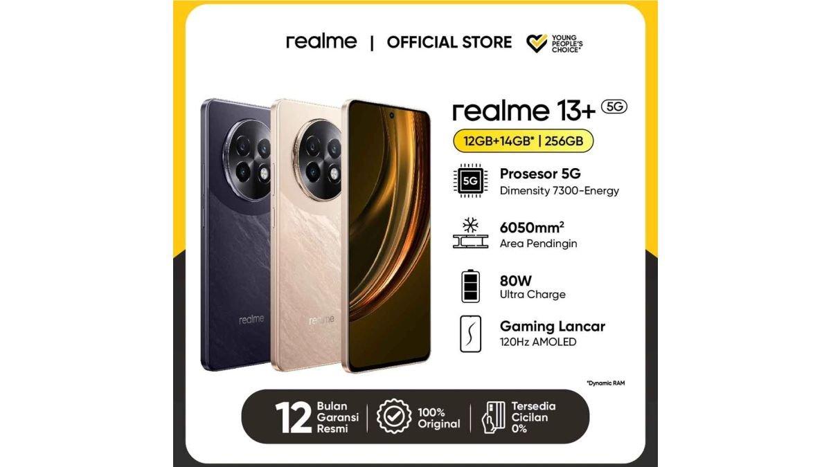 realme 13 Plus 5G dan realme 13 5G Mulai Tersedia di Pasar Indonesia ...