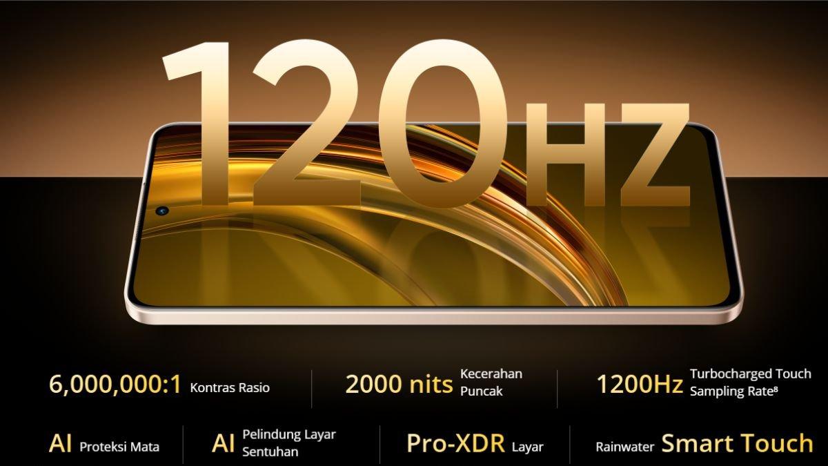 Spesifikasi layar realme 13 Plus 5G