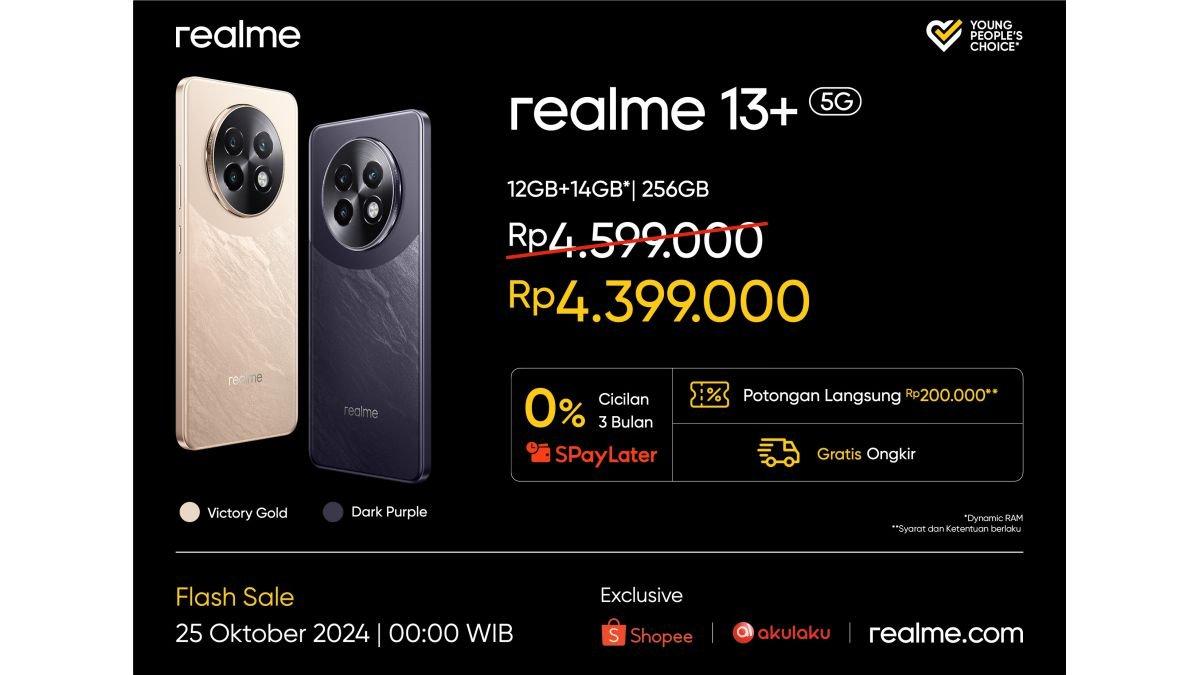 Harga realme 13 Plus 5G di Indonesia