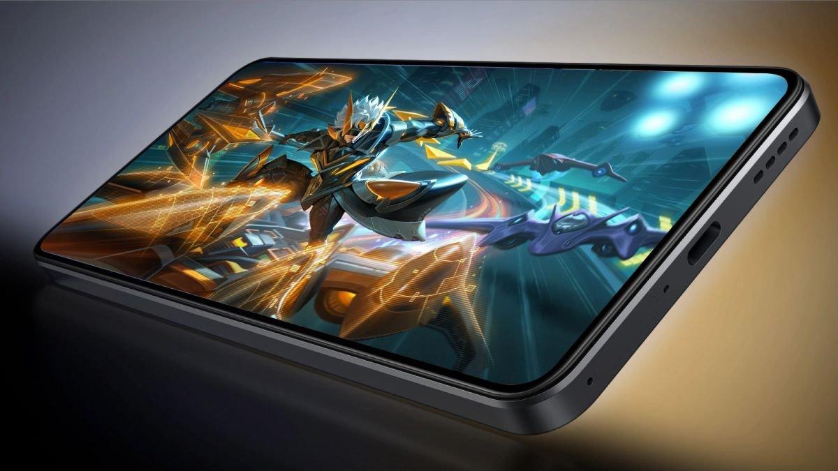 Ilustrasi layar realme 14 5G