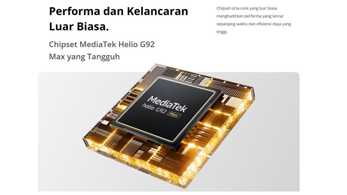 Ilustrasi chipset realme C75