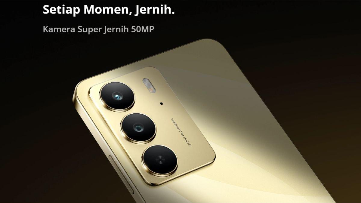 Kamera di bodi belakang realme C75