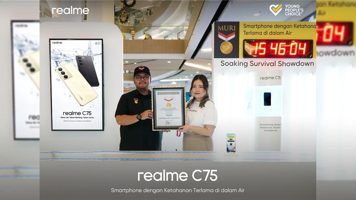 Rekor MURI realme C75