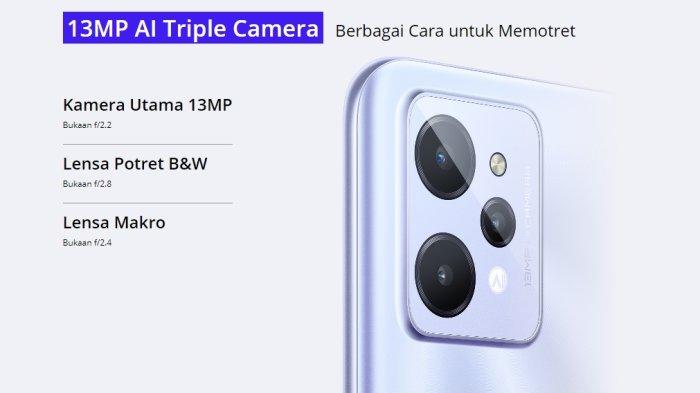 Lensa belakang realme C31