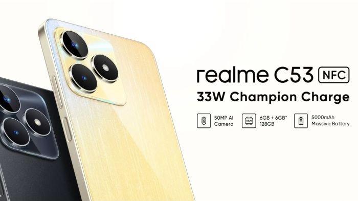 realme C53 NFC memiliki susunan lensa kamera boba yang identik dimiliki oleh produk HP iPhone