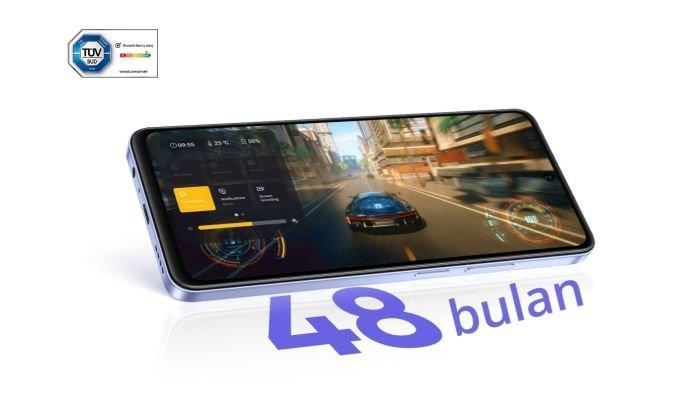 Ilustrasi layar realme C65